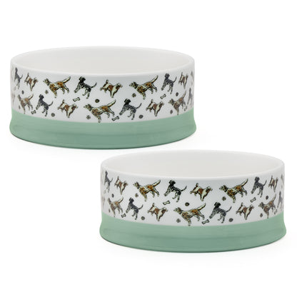 Banbury & Co Rural Retreats Ceramic Pet Bowl | M/L | 750ml