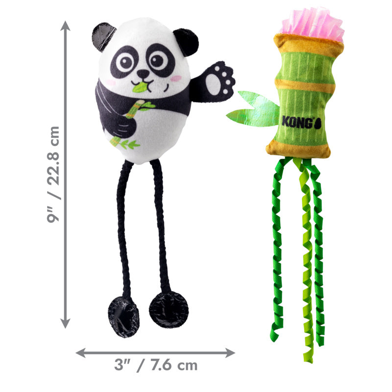 KONG Scrattles Panda Cat Toy