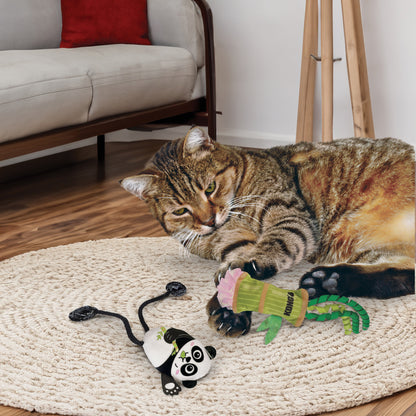 KONG Scrattles Panda Cat Toy