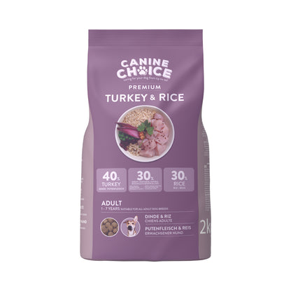 Canine Choice Premium Turkey Hypoallergenic Adult Dry Dog Food