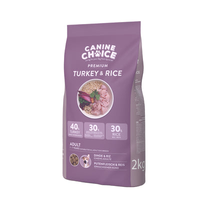 Canine Choice Premium Turkey Hypoallergenic Adult Dry Dog Food