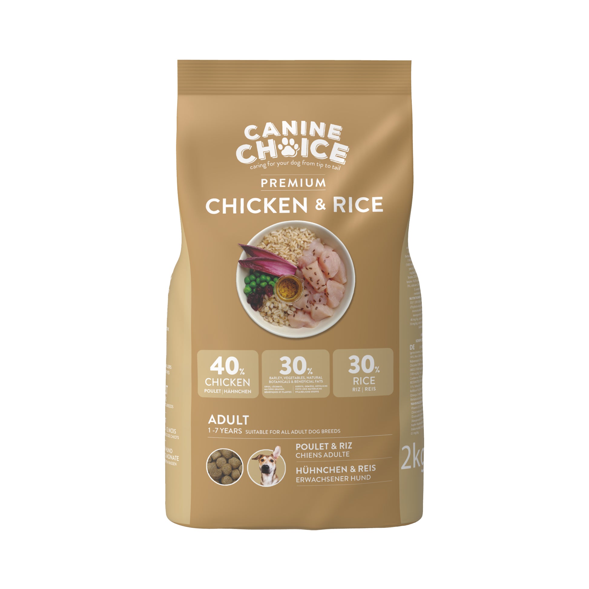 Canine Choice Canine Choice Hypoallergenic Chicken Adult Dry Dog Food pet food packaging
