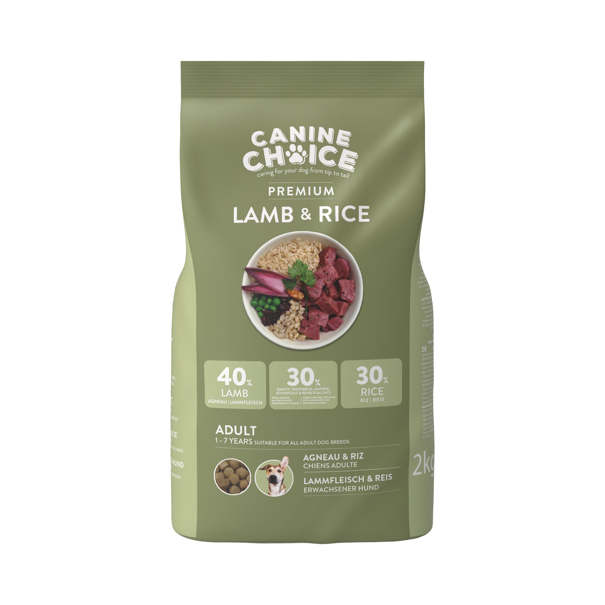 Canine Choice Canine Choice Hypoallergenic Lamb Adult Dry Dog Food pet food packaging