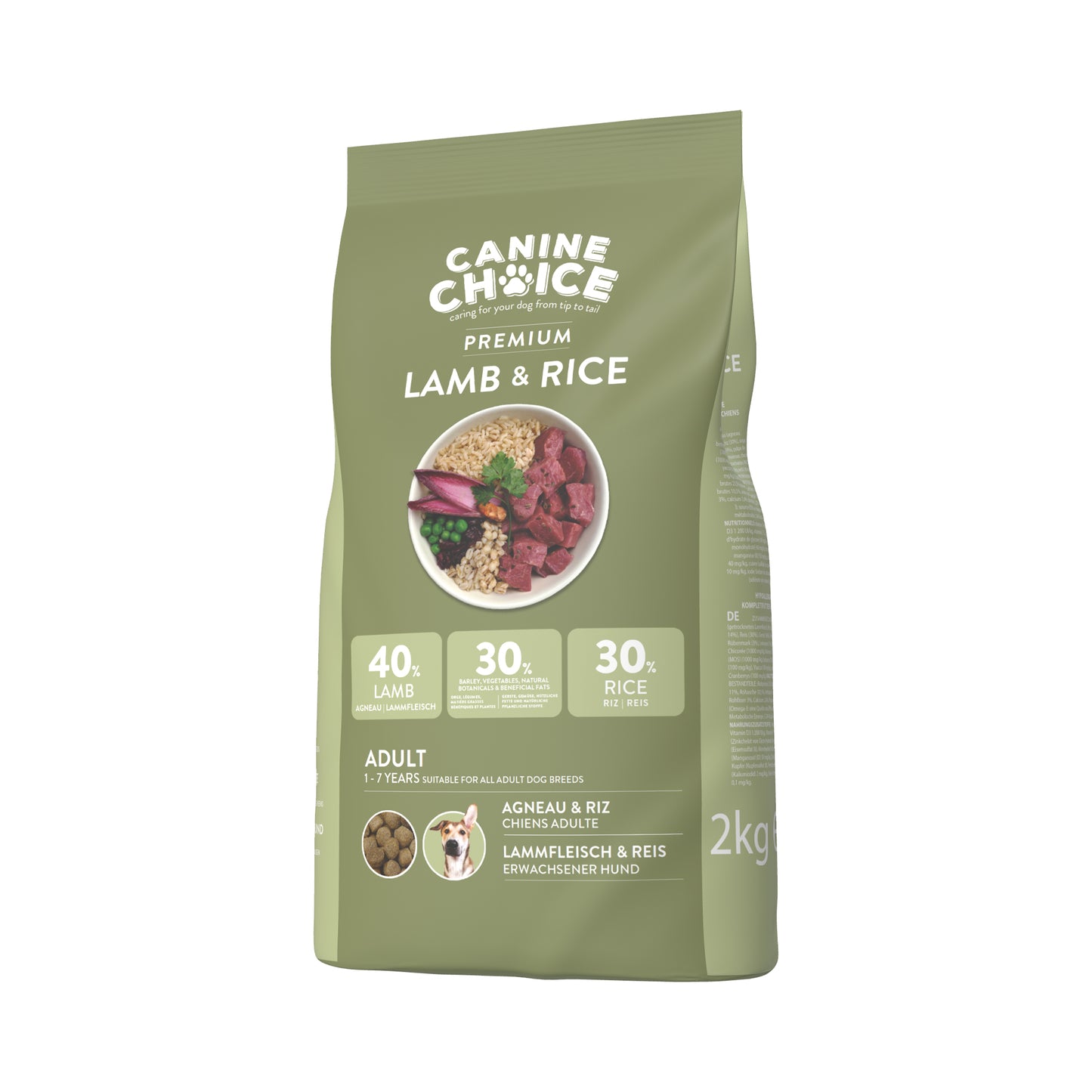 Canine Choice Premium Lamb Hypoallergenic Adult Dry Dog Food