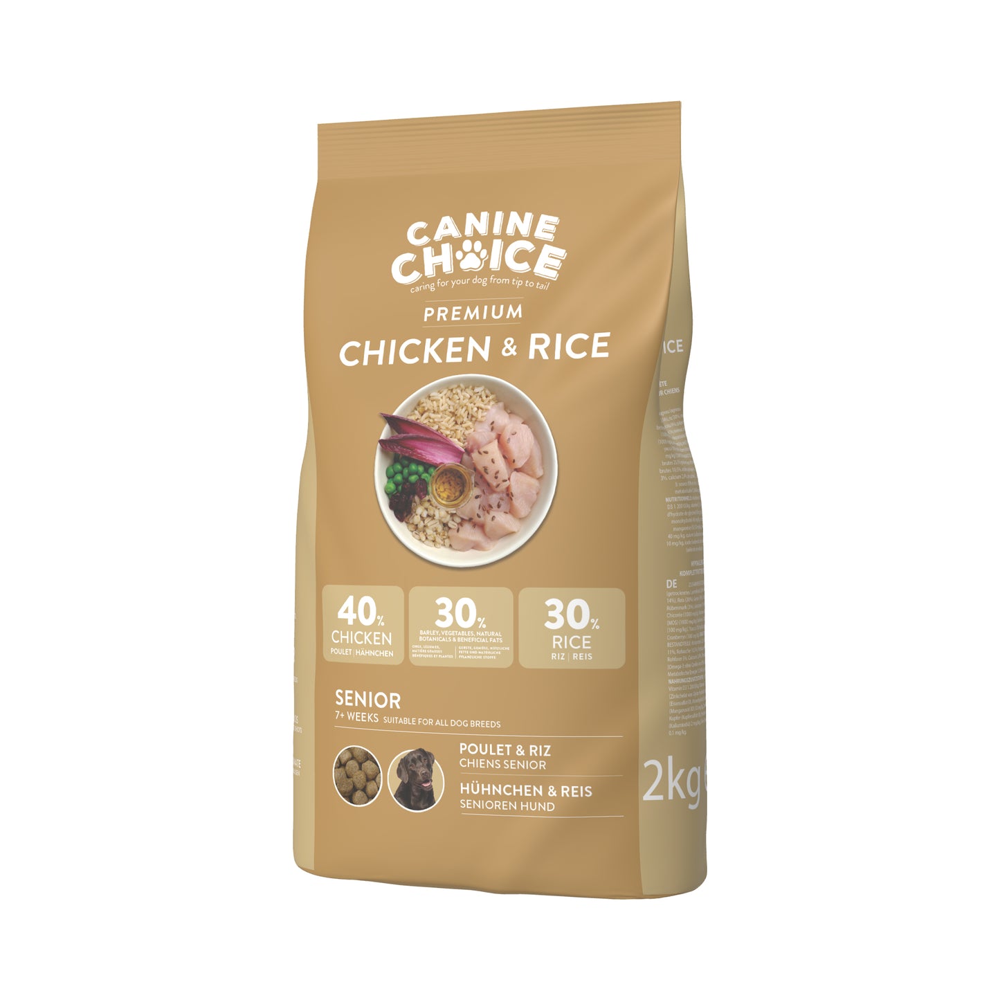 Canine Choice Premium Chicken Hypoallergenic Senior Dry Dog Food