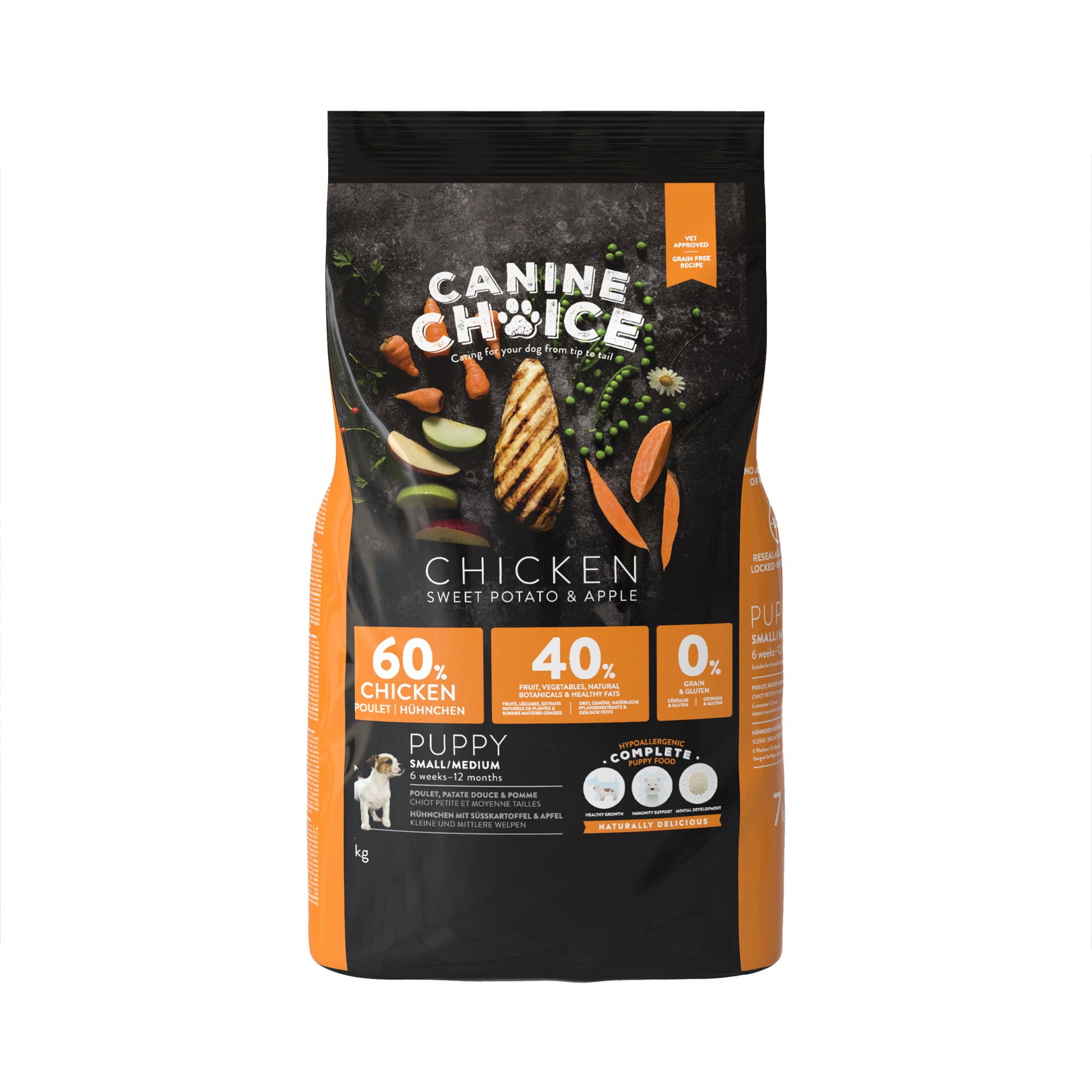 Canine Choice Canine Choice Chicken Puppy Dry Dog Food pet food packaging