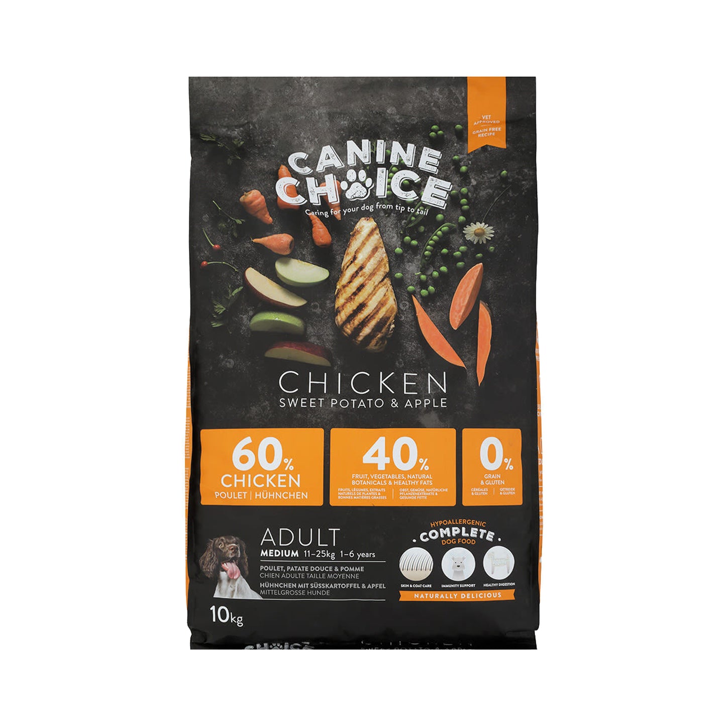 Canine Choice Super Premium Grain-Free Medium Adult Dry Dog Food – Chicken | 10kg