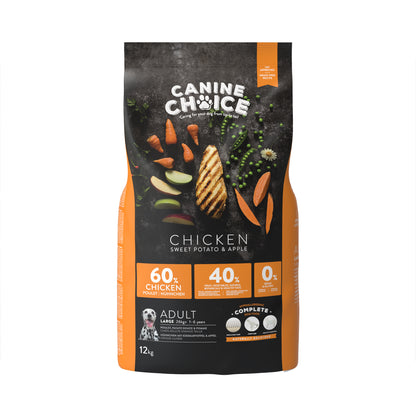 Canine Choice Super Premium Grain-Free Large Adult Dry Dog Food – Chicken | 12kg
