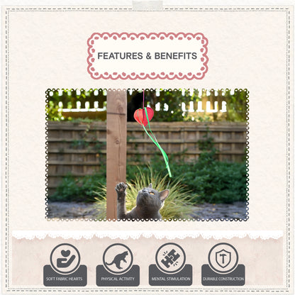 Cath Kidston Dogs & Roses Cat Teaser Toy
