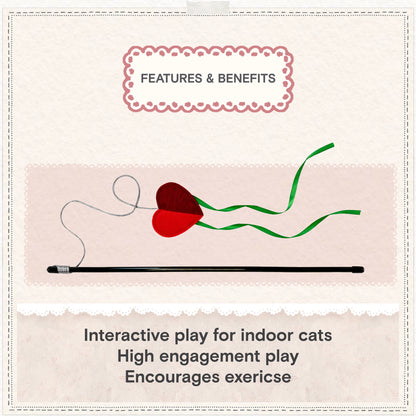 Cath Kidston Dogs & Roses Cat Teaser Toy