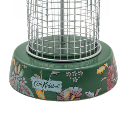 Cath Kidston Green Floral Peanut Bird Feeder