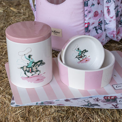 Cath Kidston Cowgirl Ceramic Pet Bowl