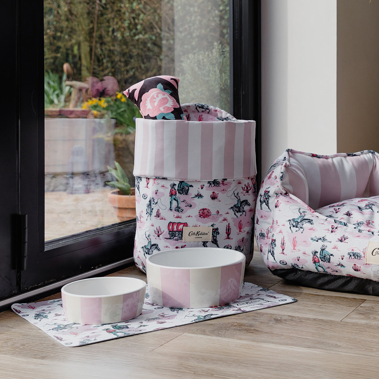 Cath Kidston Cowgirl Ceramic Pet Bowl