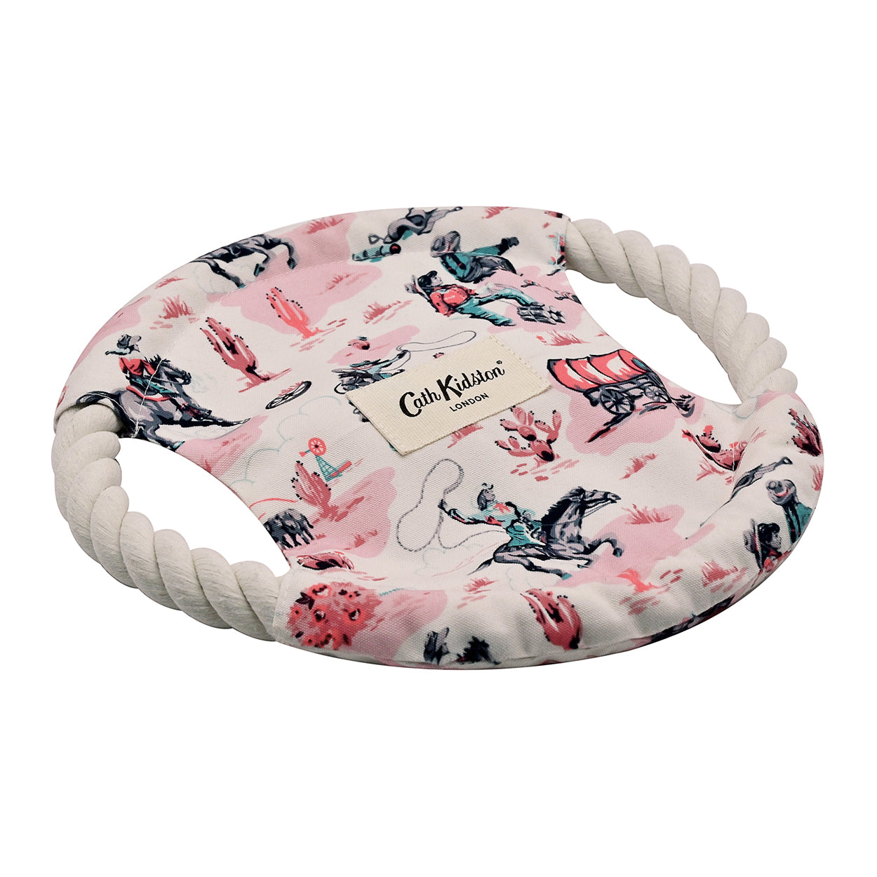 Cath Kidston Cowgirl Rope Frisbee Dog Toy