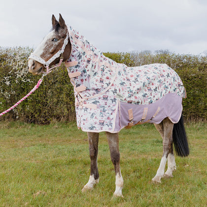 Cath Kidston Equestrian Cowgirl Rain Sheet & Fly Rug Combo