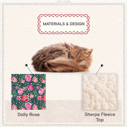 Cath Kidston Dolly Rose Snuggle Sack Cat Bed