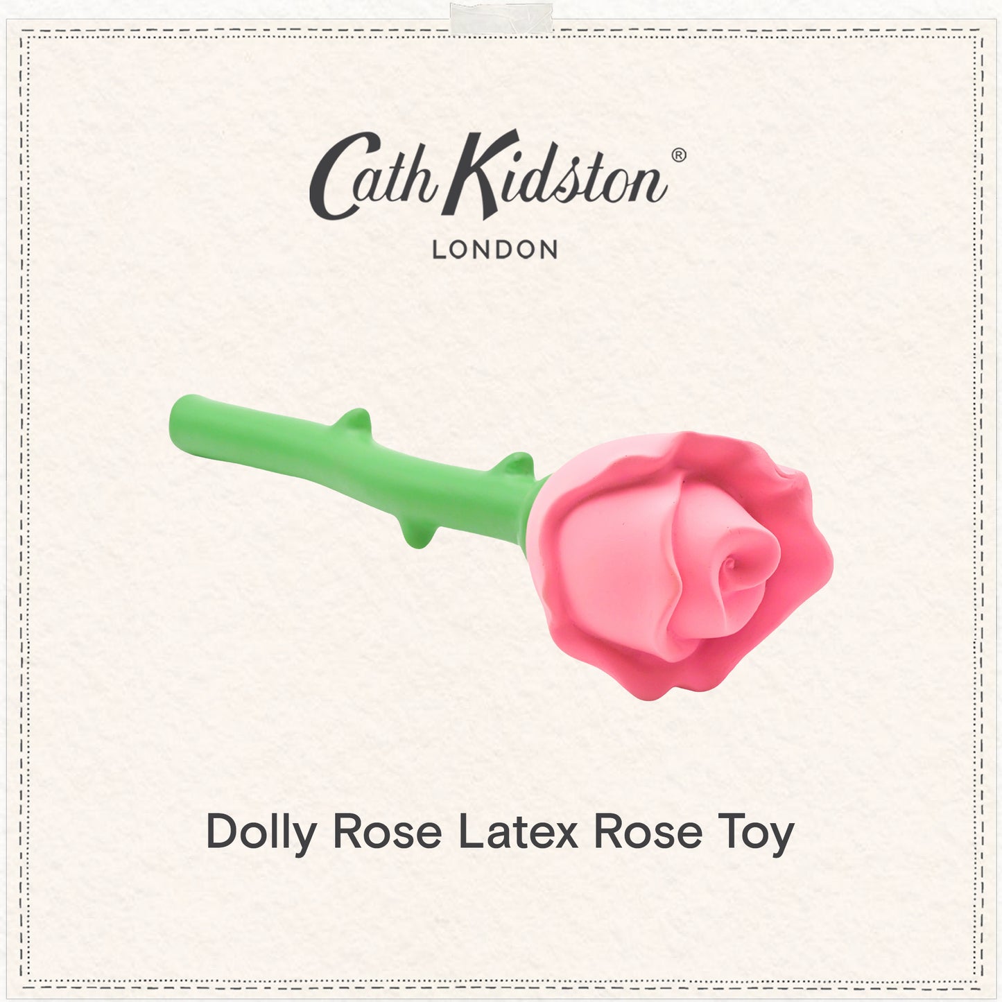 Cath Kidston Dolly Rose Latex Rose Dog Toy