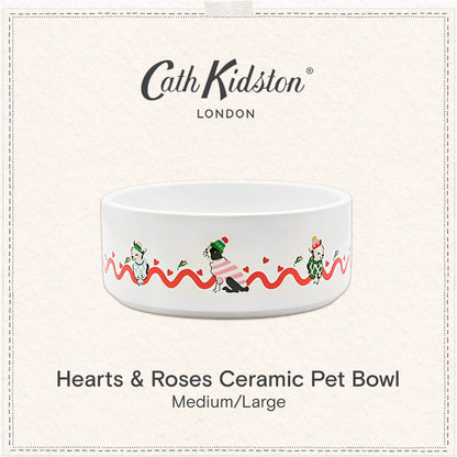Cath Kidston Dogs & Roses Ceramic Pet Bowl