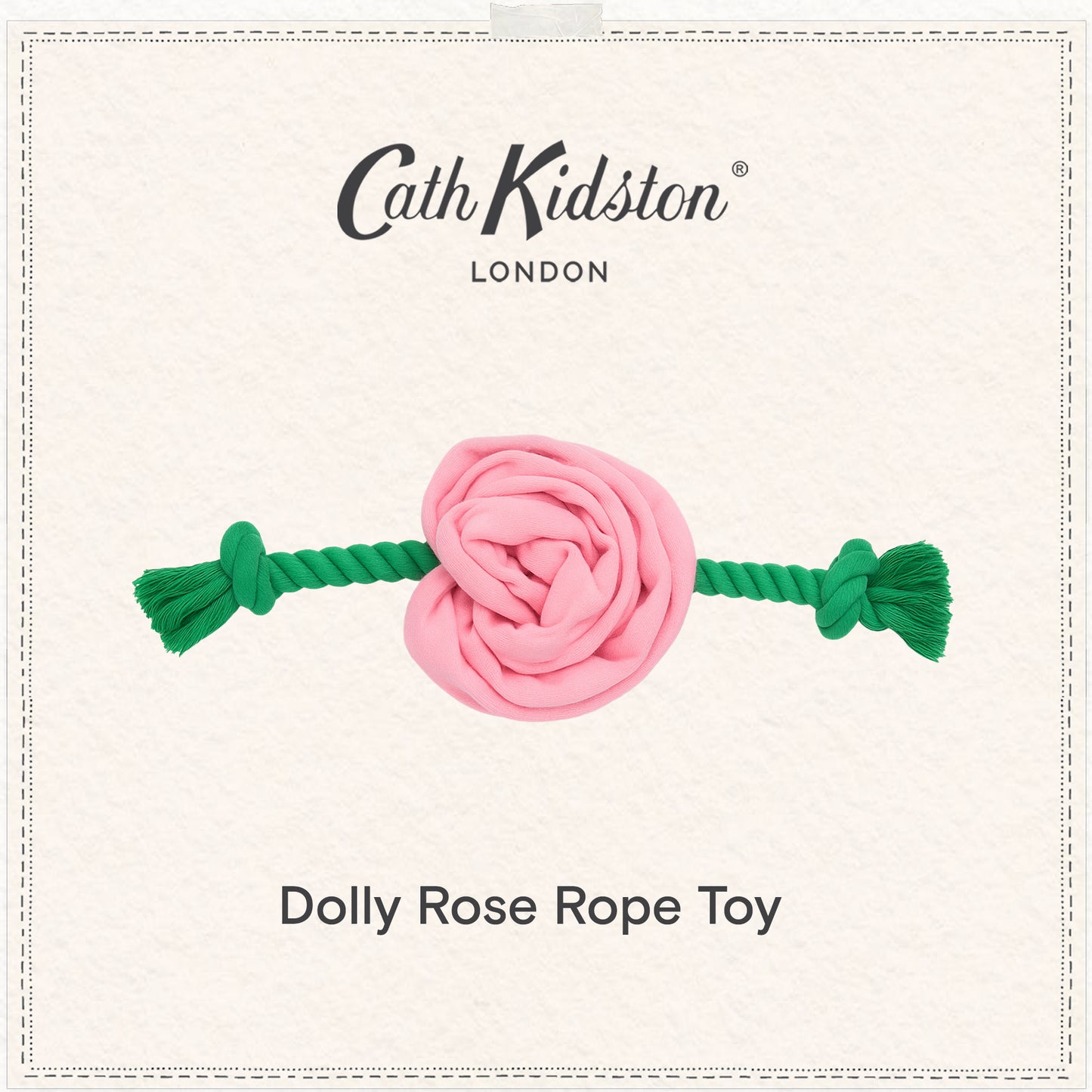 Cath Kidston Dolly Rose Rope Dog Toy