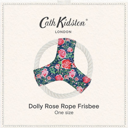 Cath Kidston Dolly Rose Rope Frisbee Dog Toy