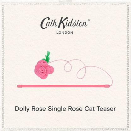 Cath Kidston Dolly Rose Single Rose Cat Teaser Toy