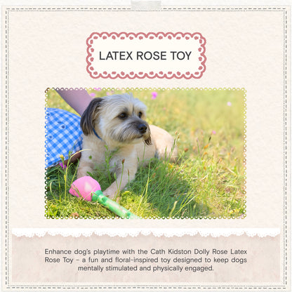 Cath Kidston Dolly Rose Latex Rose Dog Toy
