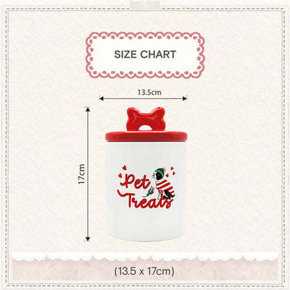 Cath Kidston Dogs & Roses Ceramic Pet Treat Jar