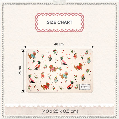 Cath Kidston Dogs & Roses Pet Feeding Mat