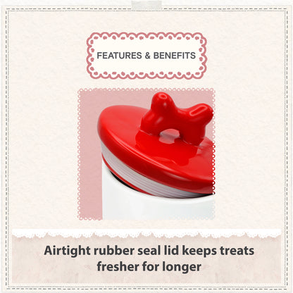 Cath Kidston Dogs & Roses Ceramic Pet Treat Jar