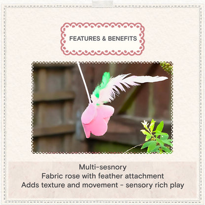 Cath Kidston Dolly Rose Single Rose Cat Teaser Toy