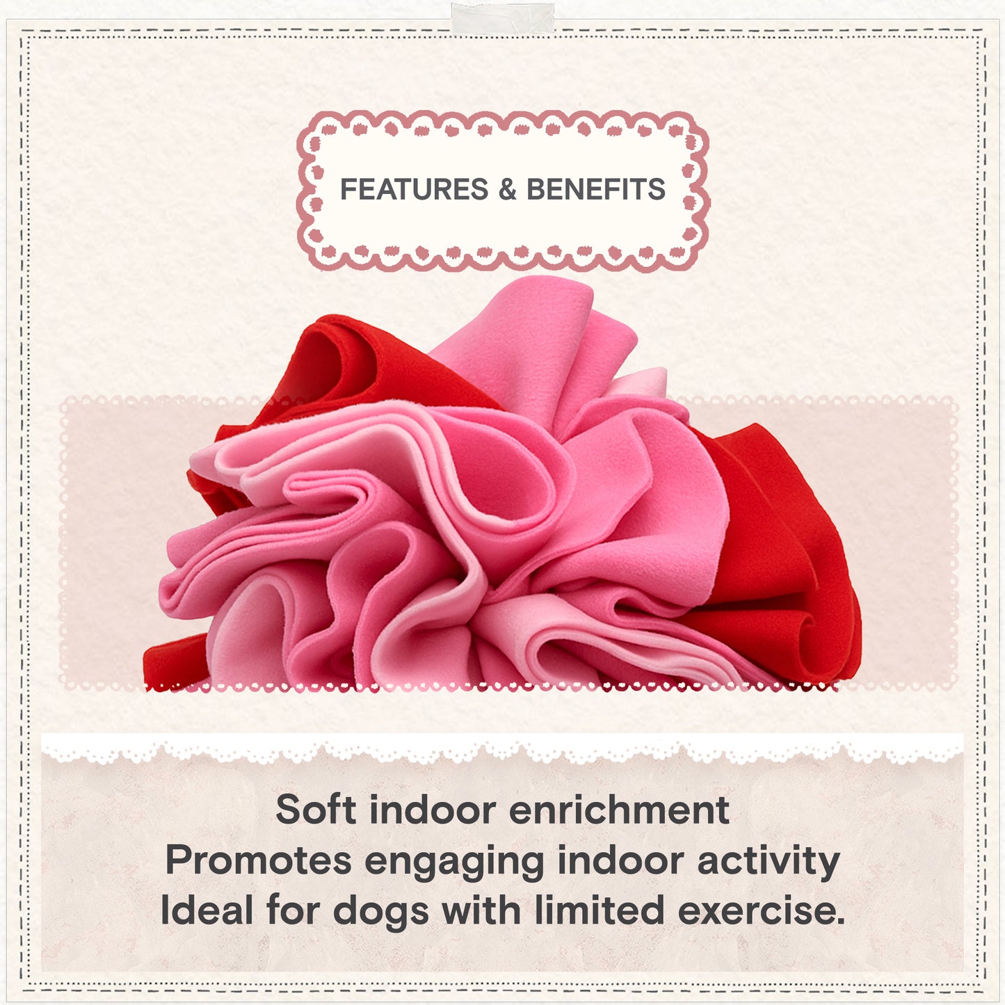 Cath Kidston Dolly Rose Snuffle Ball Dog Toy