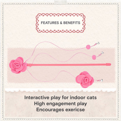 Cath Kidston Dolly Rose Double Rose Cat Teaser Toy