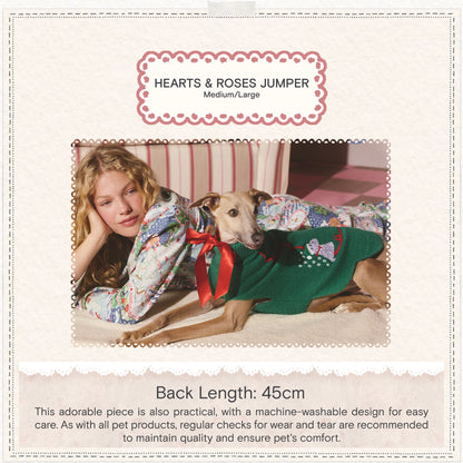 Cath Kidston Dogs & Roses Dog Jumper