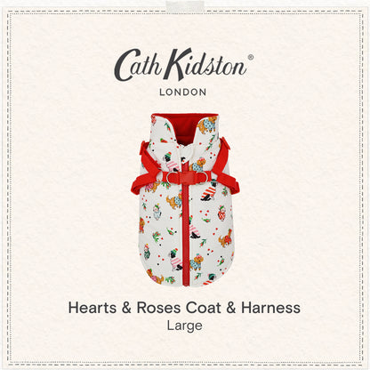 Cath Kidston Dogs & Roses Dog Coat & Harness