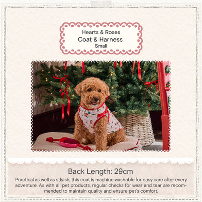 Cath Kidston Dogs & Roses Dog Coat & Harness