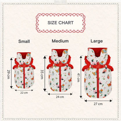 Cath Kidston Dogs & Roses Dog Coat & Harness