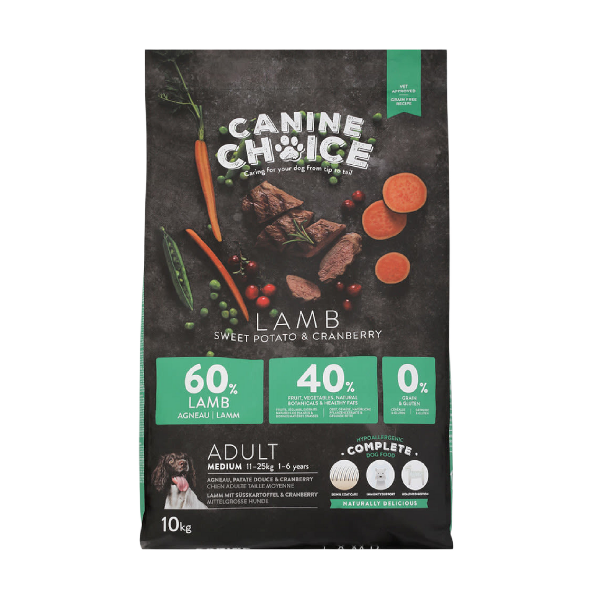 Canine Choice Canine Choice Chicken Lamb Adult Dry Dog Food pet food packaging