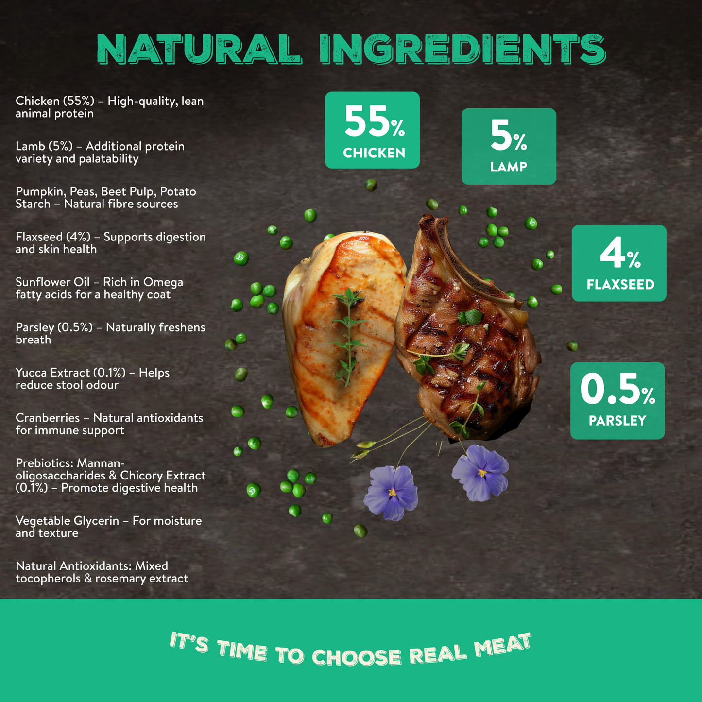 Canine Choice Soothing Dog Treats - Chicken & Lamb | 100g