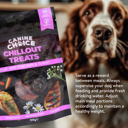 Canine Choice Chillout Dog Treats - Chicken & Turkey | 100g