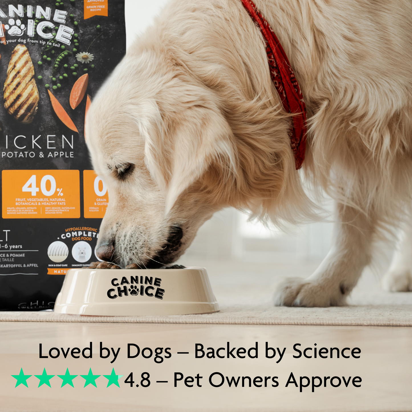 Canine Choice Super Premium Grain-Free Medium Adult Dry Dog Food – Chicken | 10kg