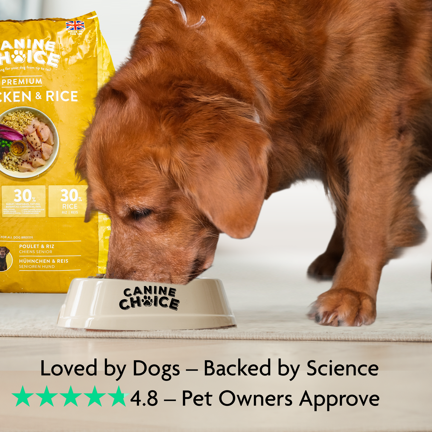 Canine Choice Premium Chicken Hypoallergenic Senior Dry Dog Food