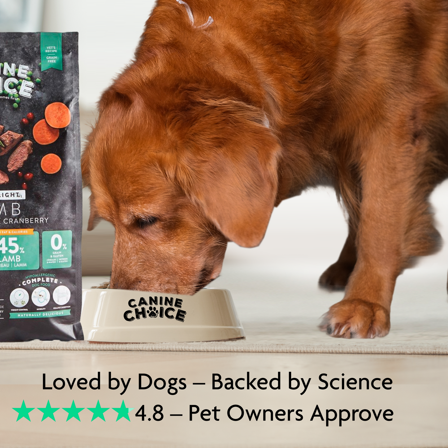 Canine Choice Super Premium Grain-Free Small Adult Dry Dog Food – Lamb | 7kg