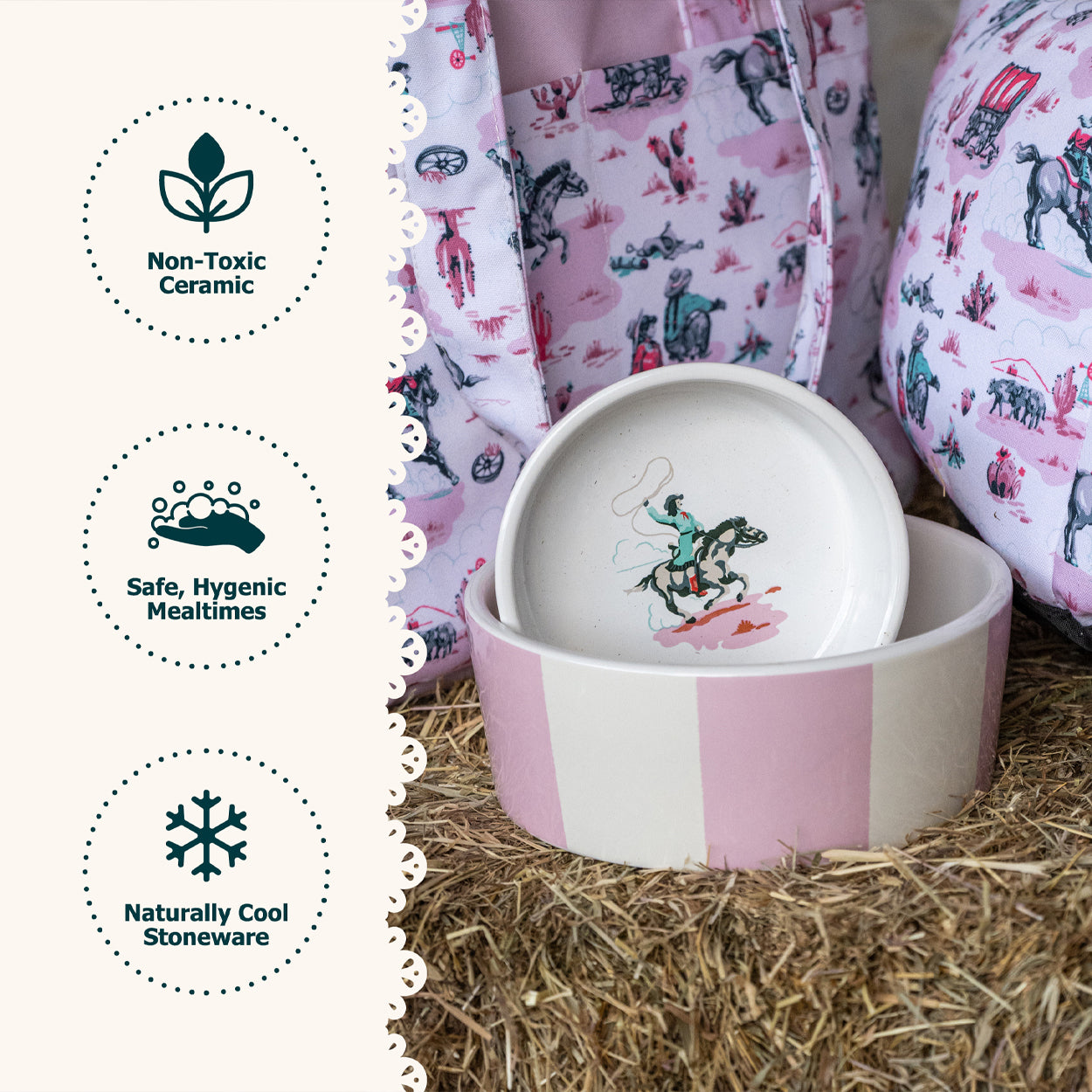 Cath Kidston Cowgirl Complete Feeding Station Bundle