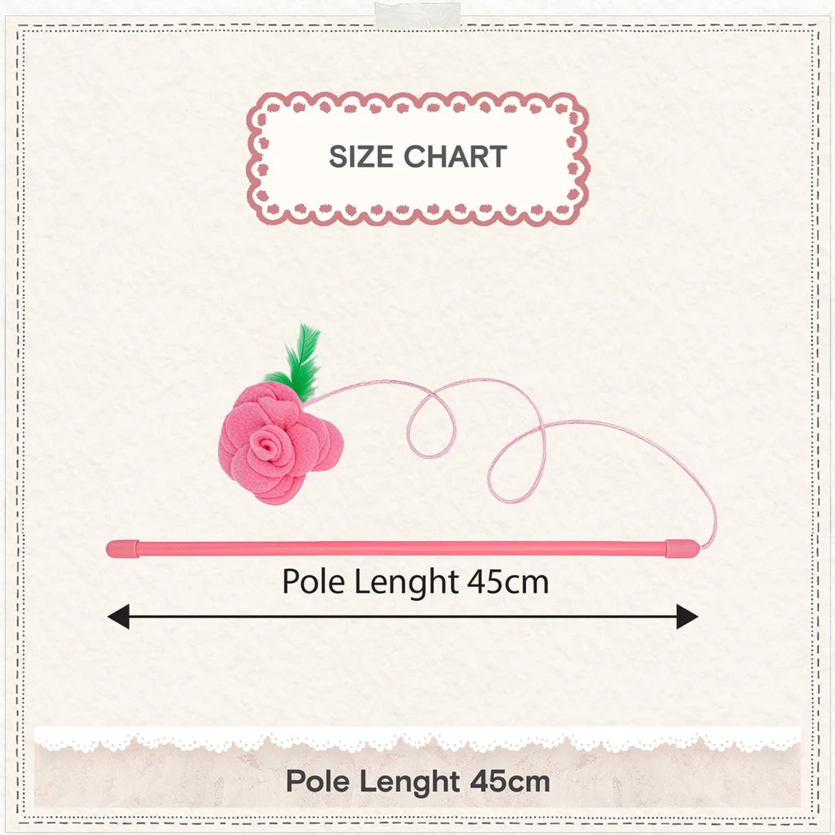 Cath Kidston Dolly Rose Cat Teaser Set | 2pcs