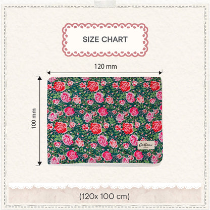 Cath Kidston Dolly Rose Dog Mattress & Blanket Set | S/M