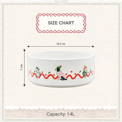 Cath Kidston Hearts & Roses Complete Feeding Station Bundle | M/L