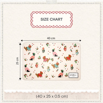 Cath Kidston Hearts & Roses Complete Feeding Station Bundle | M/L