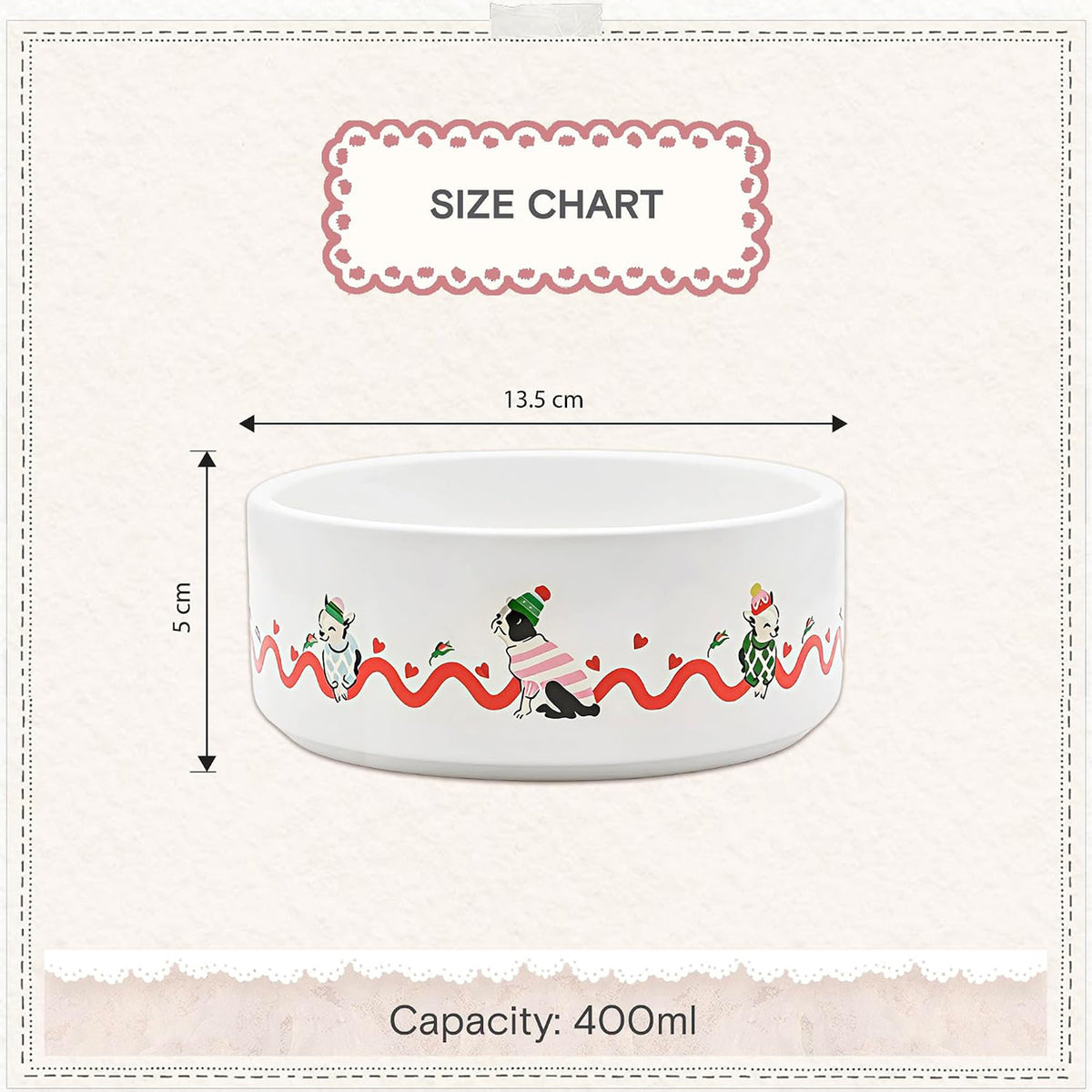 Cath Kidston Hearts & Roses Complete Feeding Station Bundle | S/M