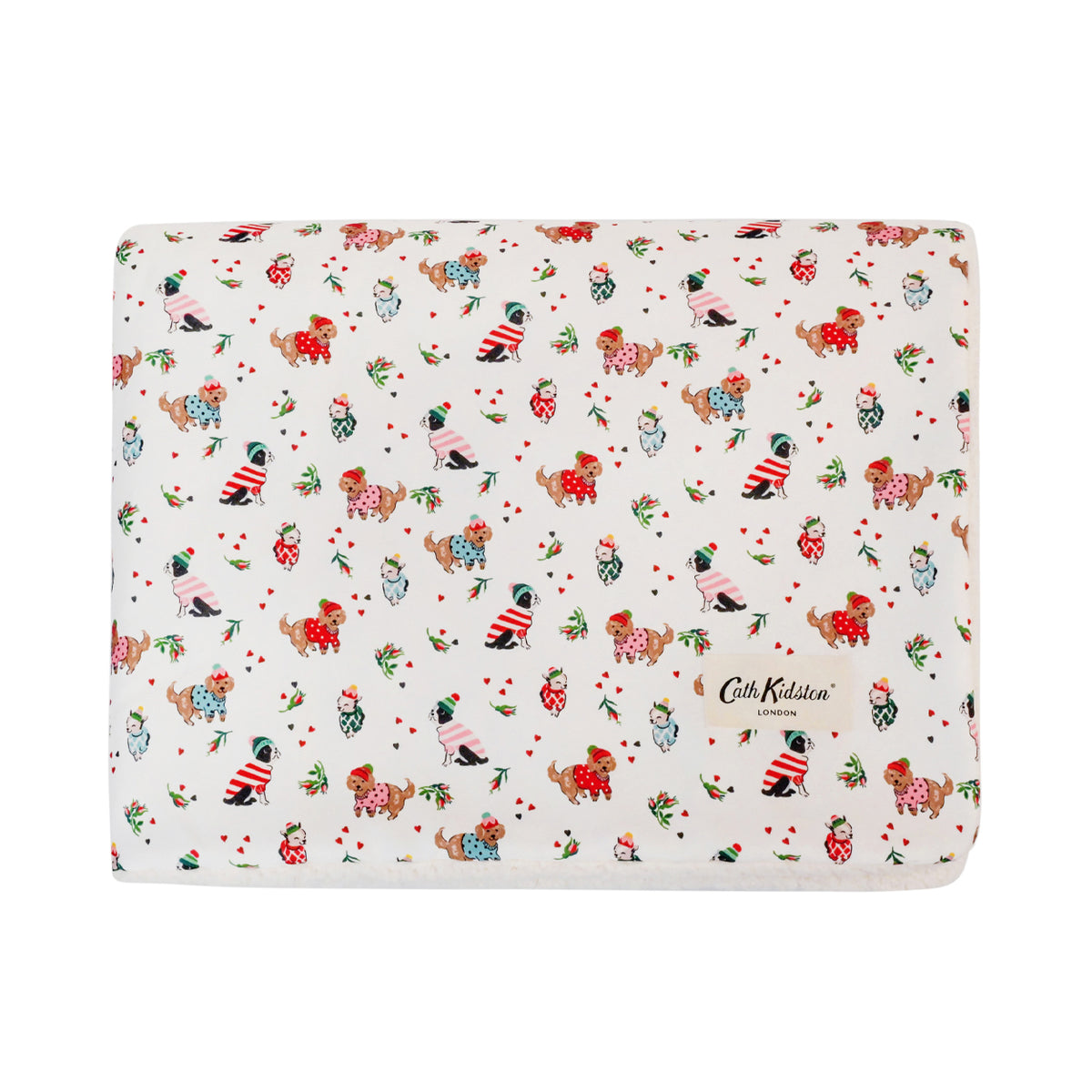 Cath Kidston Hearts & Roses Dog Mattress & Blanket Set | S/M