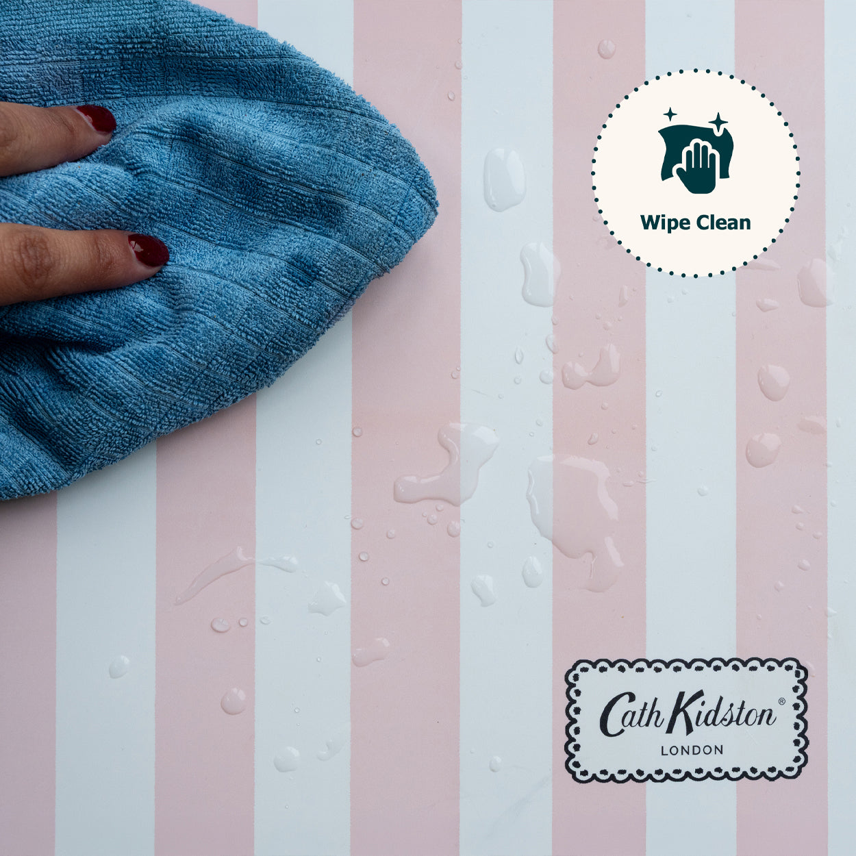 Cath Kidston Stripe Complete Feeding Station Bundle